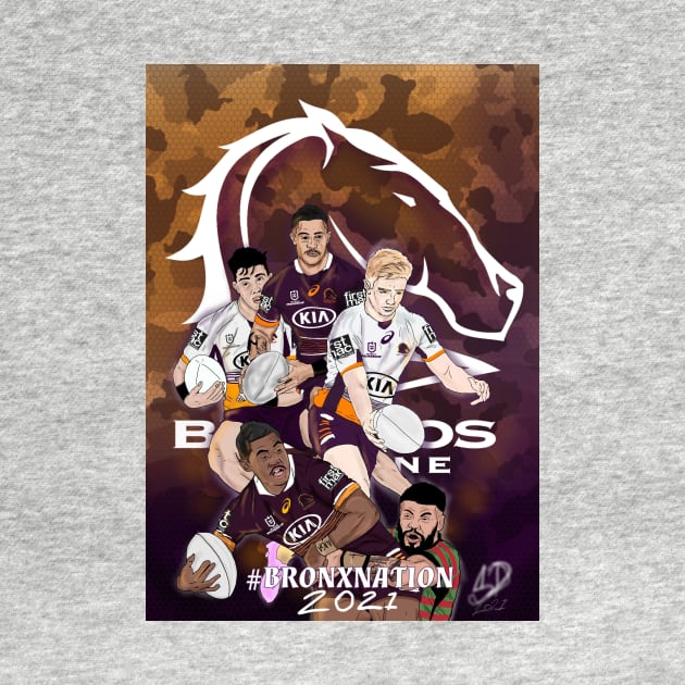 2021 Brisbane Broncos by SpassaDazza